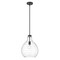 Z-Lite Bon Air Pendant, 1-Light, 13 In.W x 17.5 In.H, Matte Black/Clear 496P13-MB - alternate 1